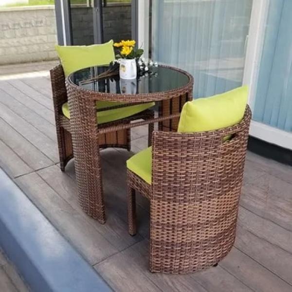 Nesting set of 2 chairs and a table